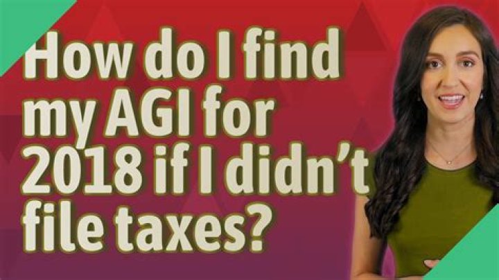 Where can I Find my AGI for 2018?