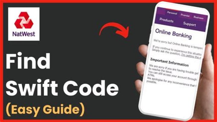 Where can I find my SWIFT code Natwest?