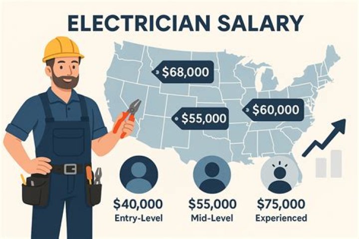 Where do commercial electricians make the most money?