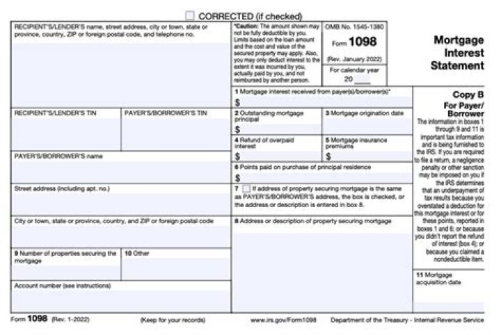 Where do I enter my 1098 mortgage interest?
