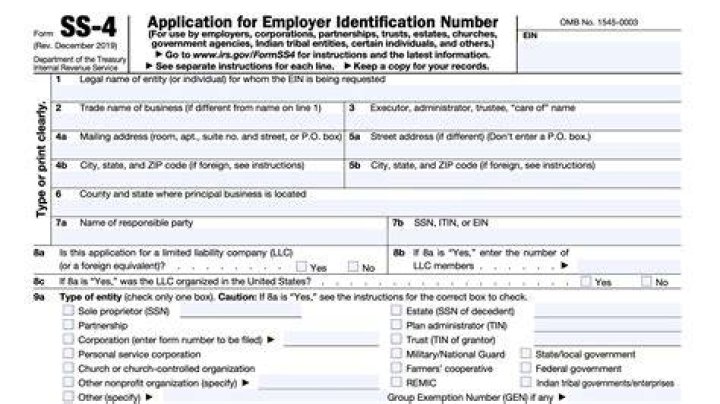 Where do I fax my ss4 form to the IRS?