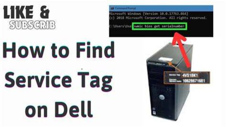 Where do I find service tag in my Dell?