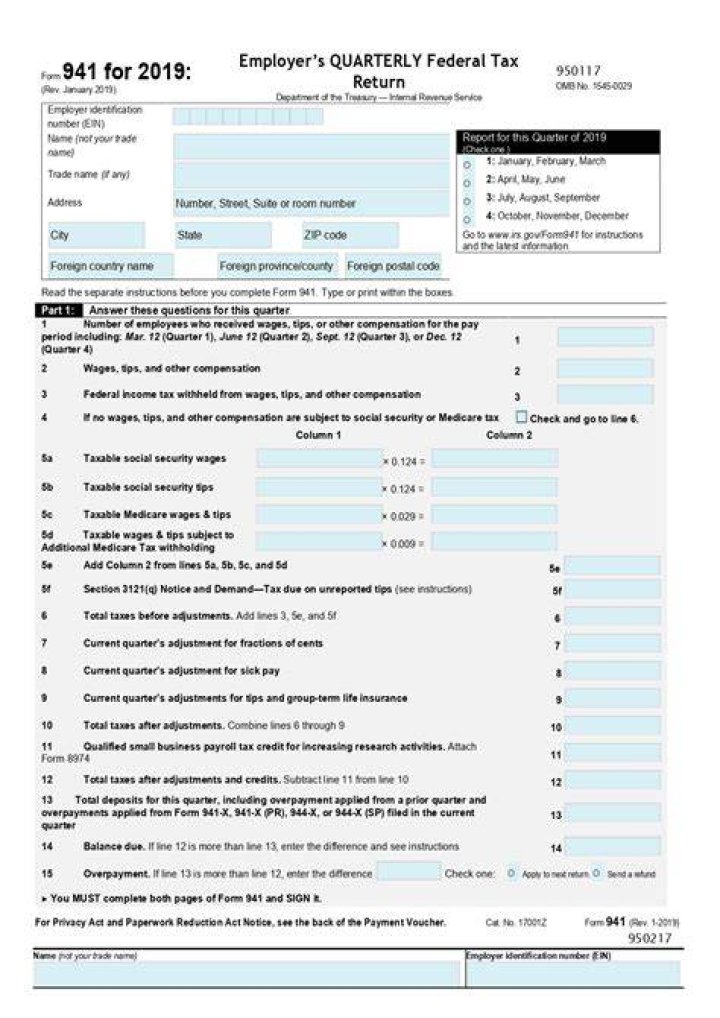 Where do I mail my 2nd Qtr 2020 941?