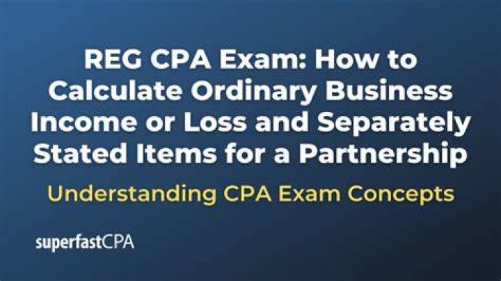 Where do I report ordinary business income?