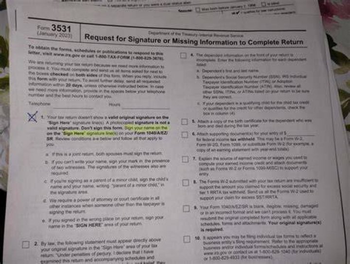 Where do I send my 3531 form?