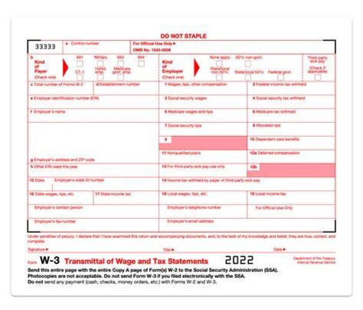 Where do I send W-2 and w3?