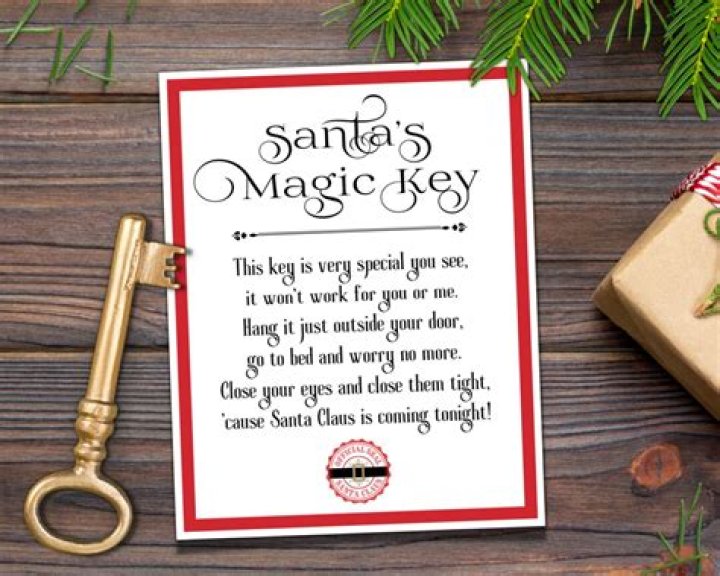 Where do you put Santa Key?