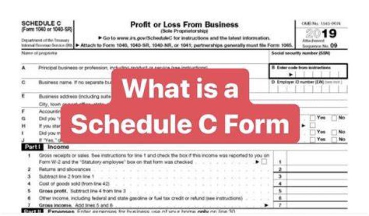 Where do you report Schedule C on the 1040?