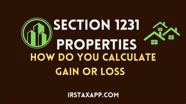 Where is a 1231 gain reported?