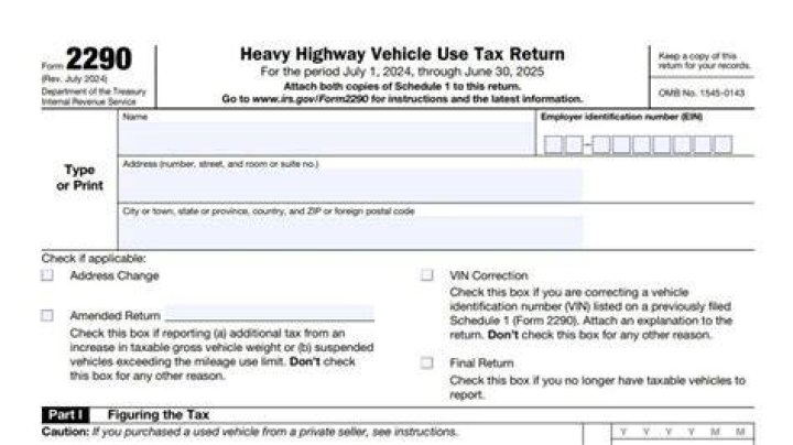 Where is my form 2290?