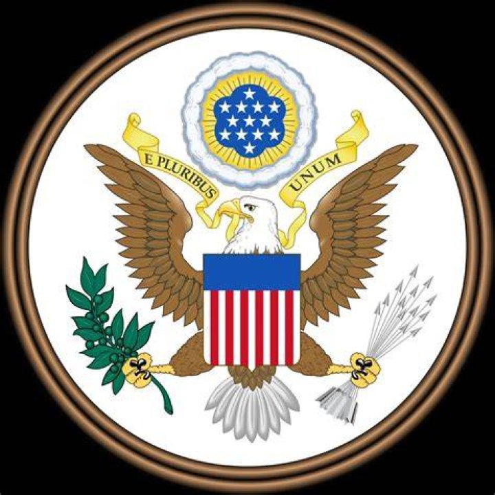 Where is the bald eagle symbol found?