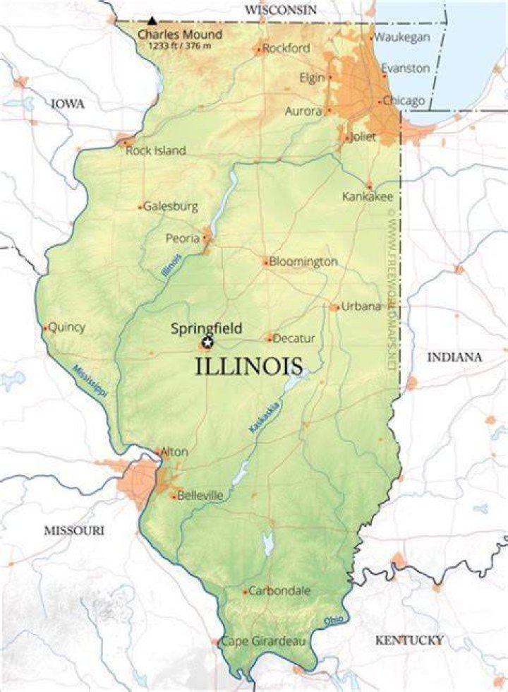 Where is the IRS located in Illinois?