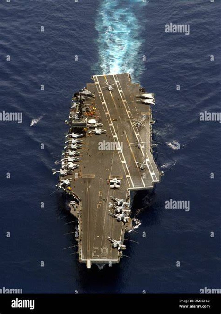 Where is the Kitty Hawk aircraft carrier now?