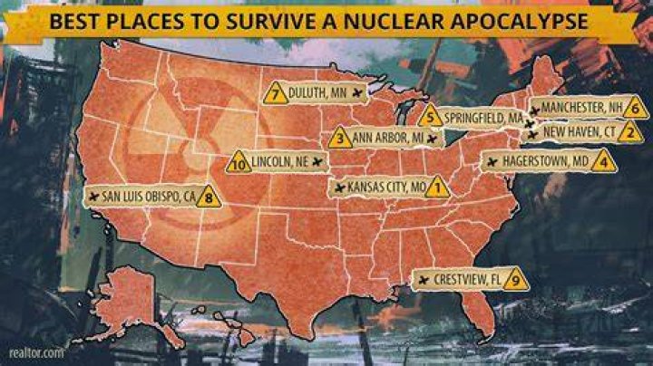 Where is the safest place to be if there is a nuclear war?