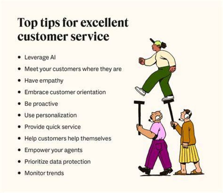 Which are good tips for customer service?