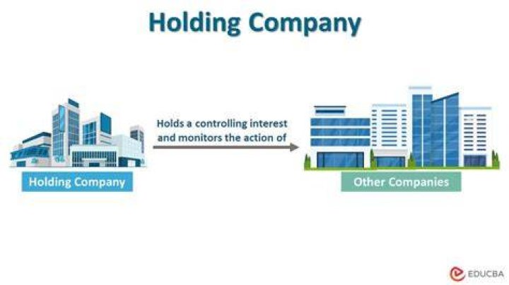 Which company is controlled by the holding company?