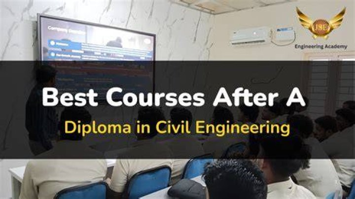 Which course is best after diploma in civil engineering?