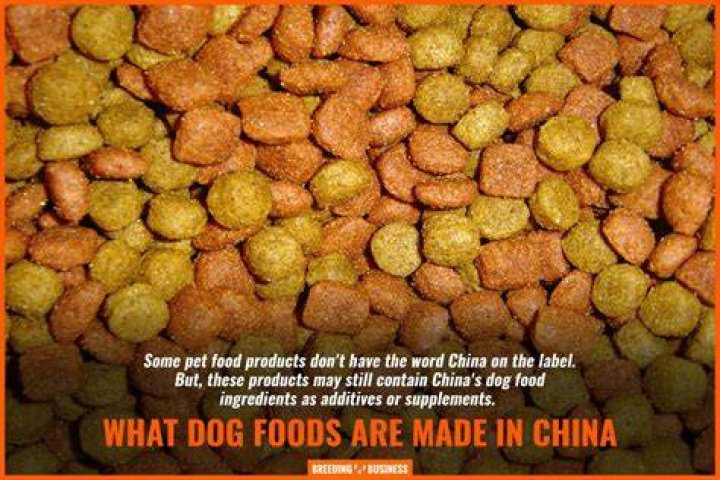 Which dog food is made in China?