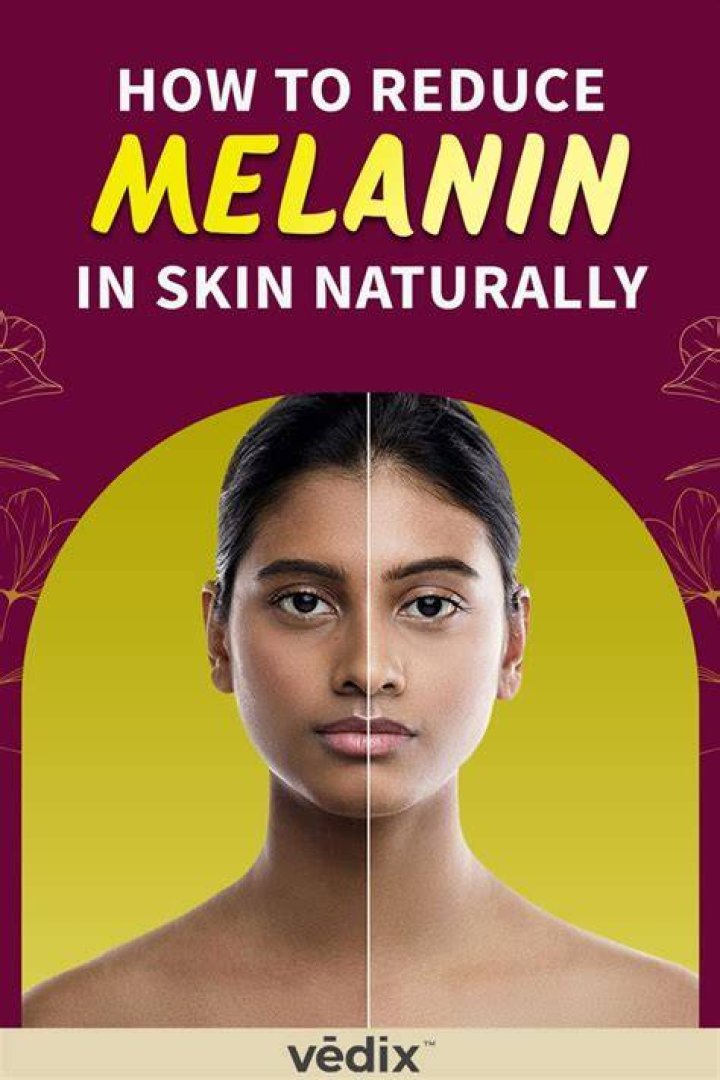 Which herb reduces melanin?
