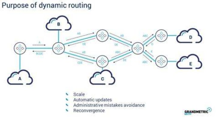 Which is an advantage of dynamic routing?