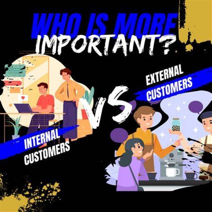 Which is more important internal or external customers?