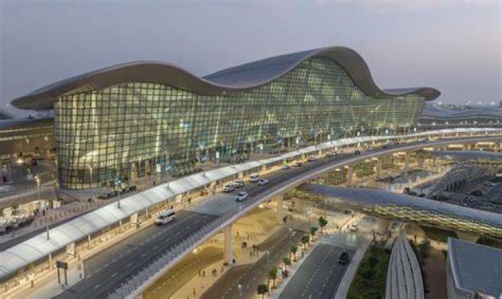 Which is the largest airport in Middle East?