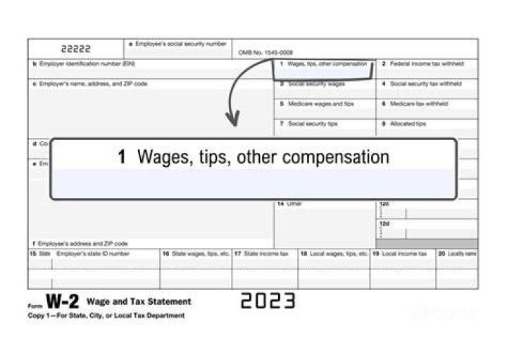 Which line on W-2 is salary?