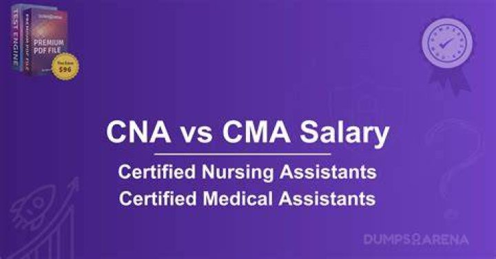 Which makes more money CNA or CMA?
