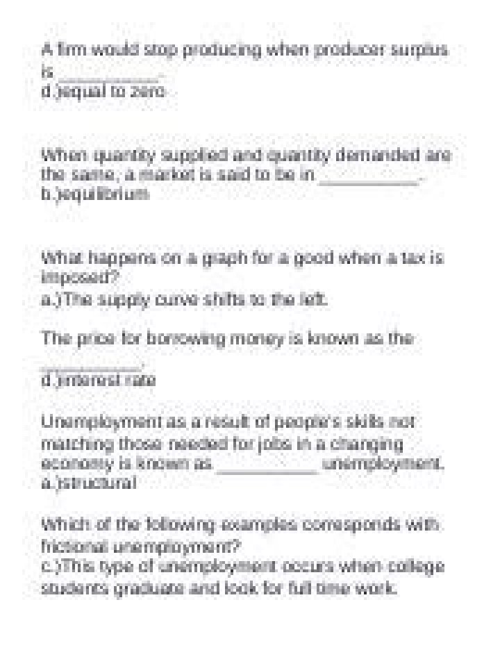 Which of the following values will be equal to zero when a firm is producing?