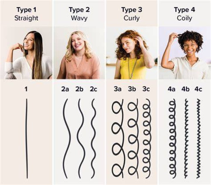 Which parent determines hair type?