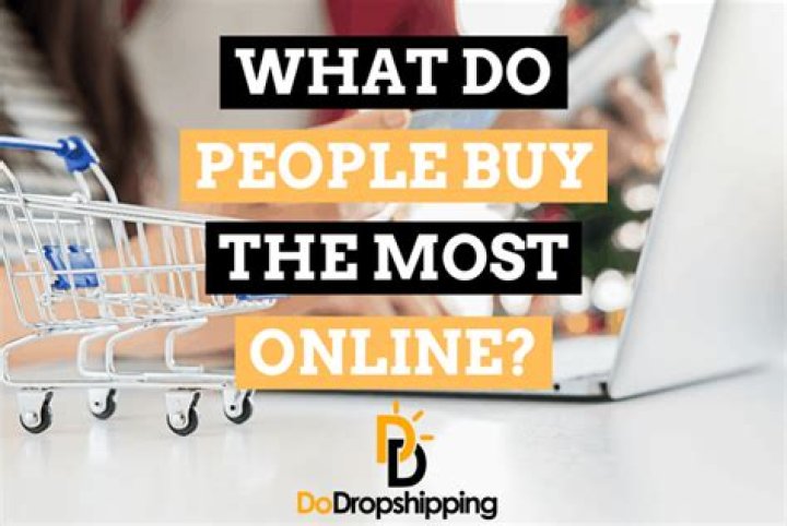 Which product people buy online mostly?