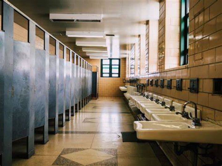 Which restroom stall is the cleanest?