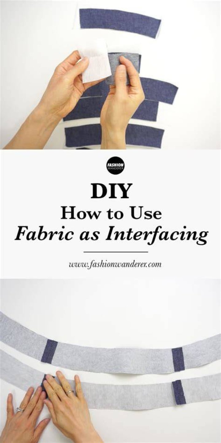 Which side of interfacing goes on fabric?