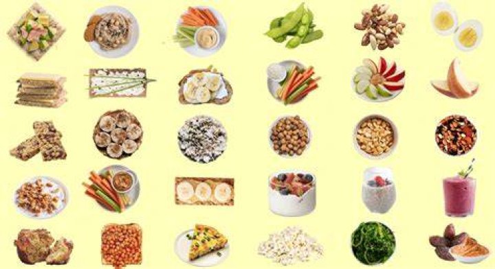 Which snack is not healthy?