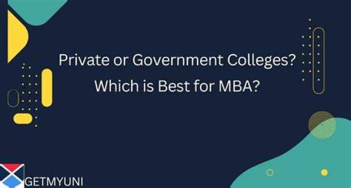 Which type of college is best private or government?