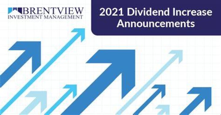 Who announced dividend 2021?