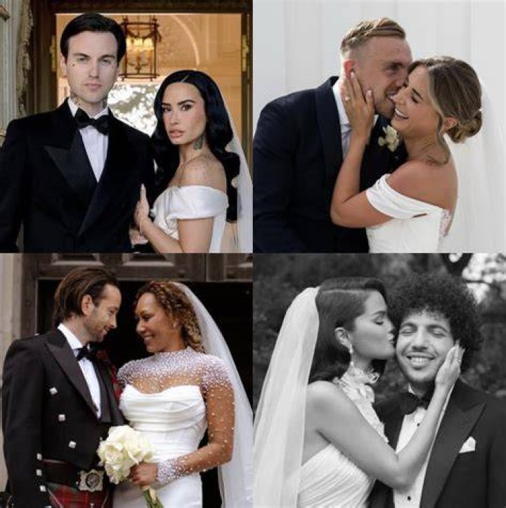 Who are the celebrities that got married in 2019?