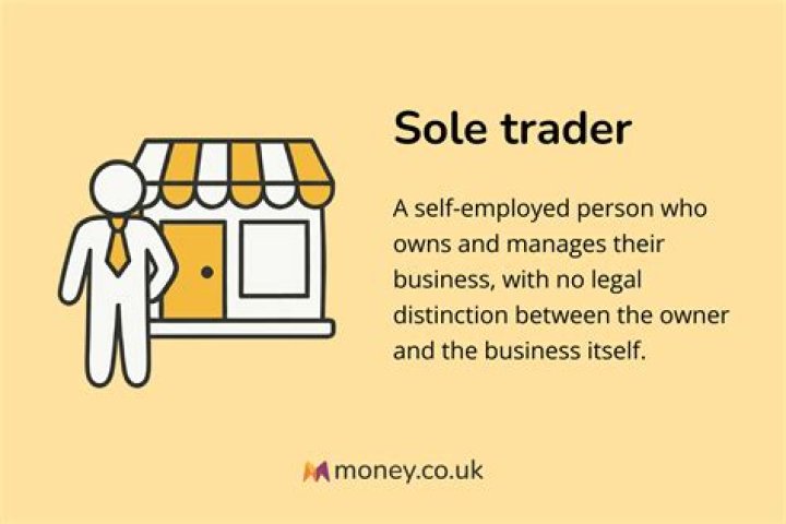 Who controls a sole trader business?