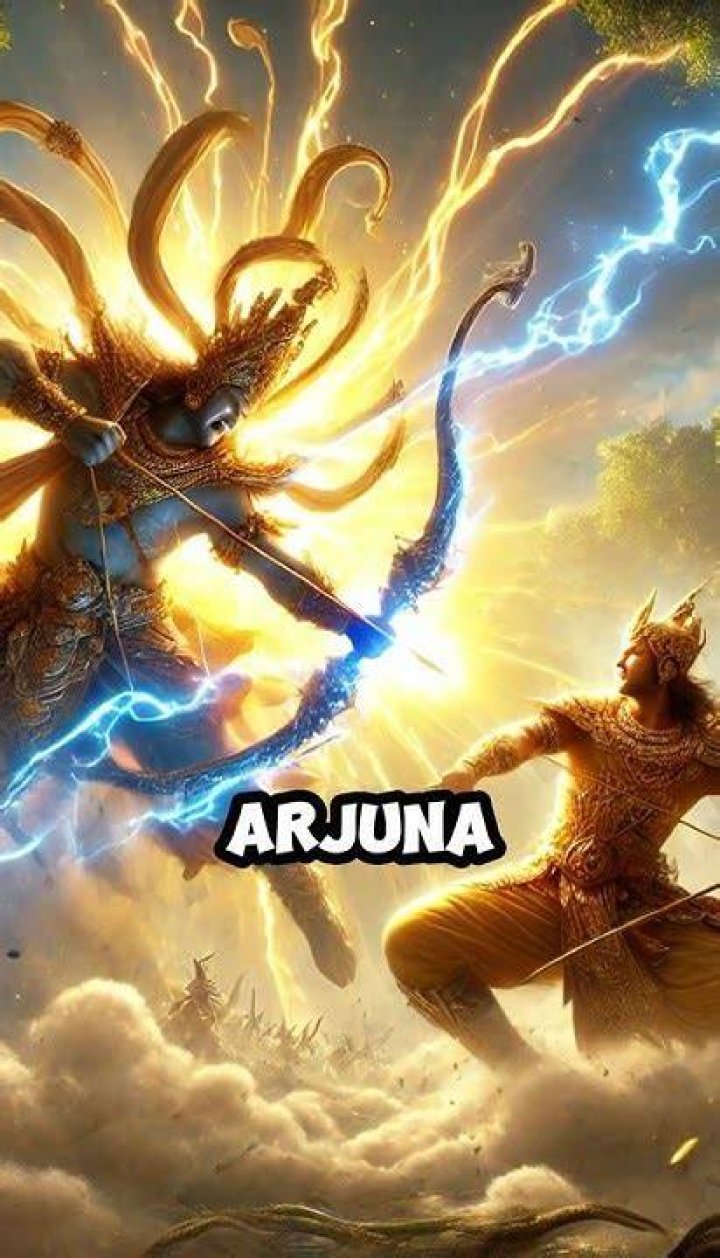 Who defeated Arjuna?