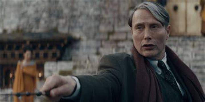 Who did Grindelwald see in the blood?
