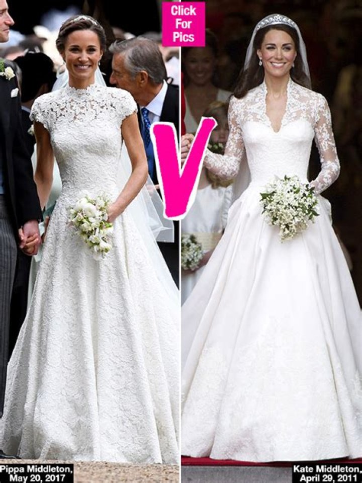 Who did Kate's wedding dress?