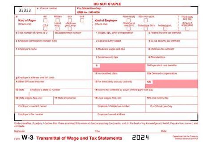 Who files a w3 form?
