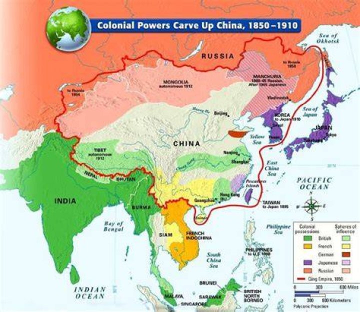 Who first colonized China?