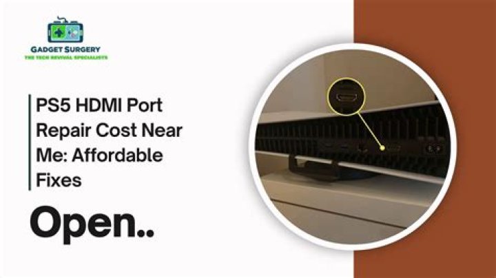 Who fixes PS5 HDMI?