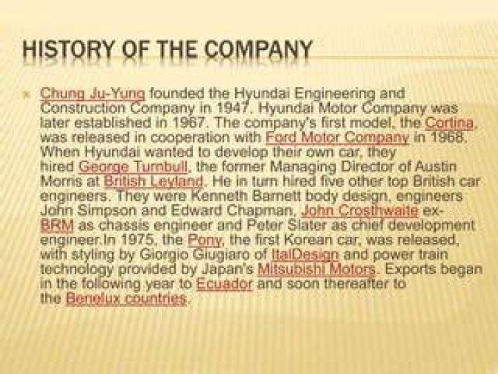 Who founded Hyundai?