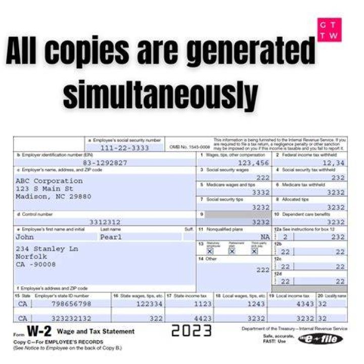 Who gets which copy of W-2?