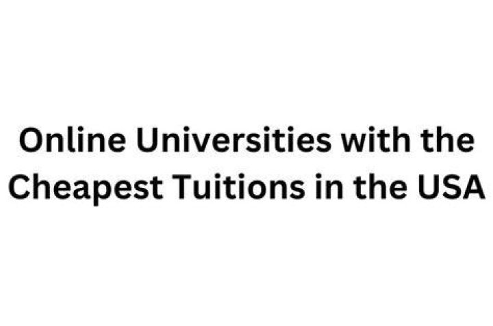 Who has the cheapest online tuition?