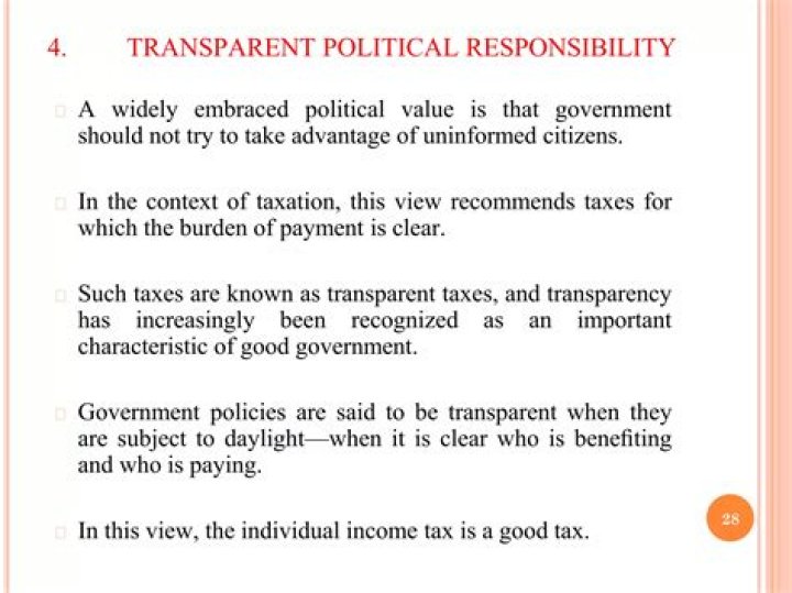 Who has the responsibility of taxation?