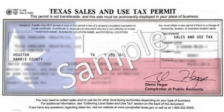 Who has to have a sales tax permit in Texas?