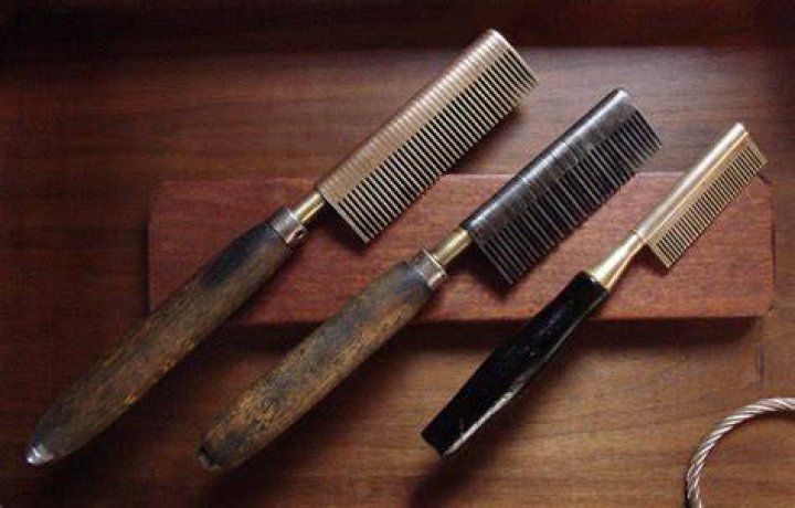 Who invented pressing comb?